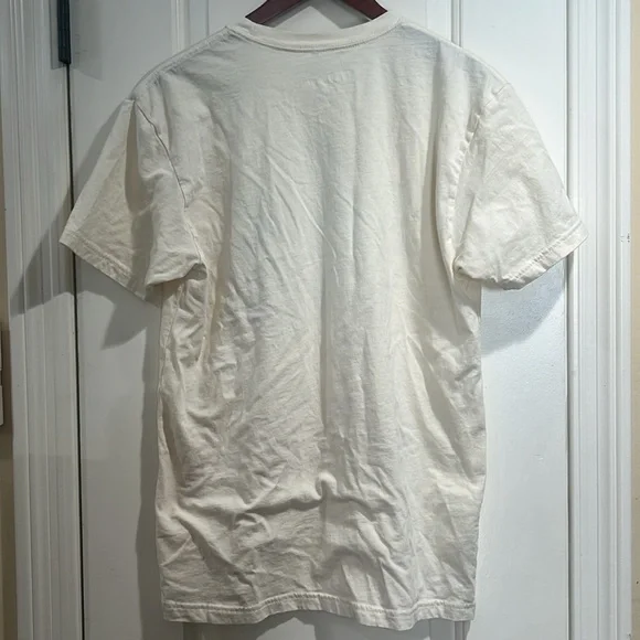 Screenprint Give Thanks Cotton Short Sleeve Tee Shirt Medium by Wild Lucille - Picture 4 of 4